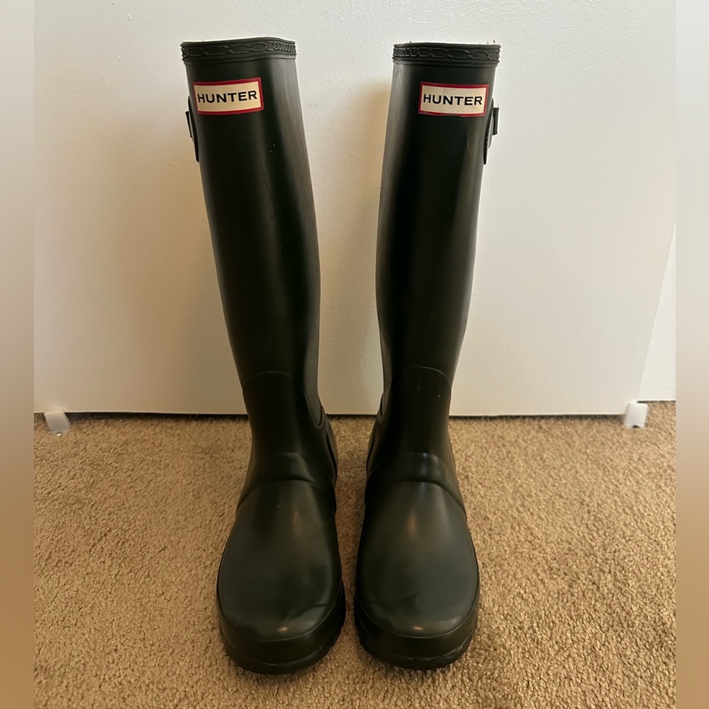 Hunter Green Tall Boots